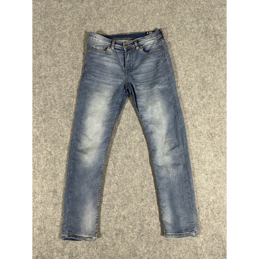 Buffalo David Bitton Max Skinny Fit Jeans Boys M 10/12 Blue Stretch Denim